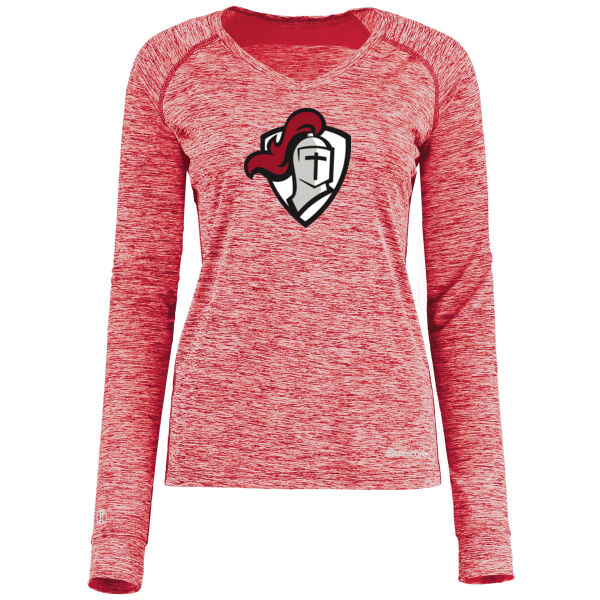 Holloway Ladies Electrify CoolCore Long Sleeve Tee - Printed Logo Thumbnail
