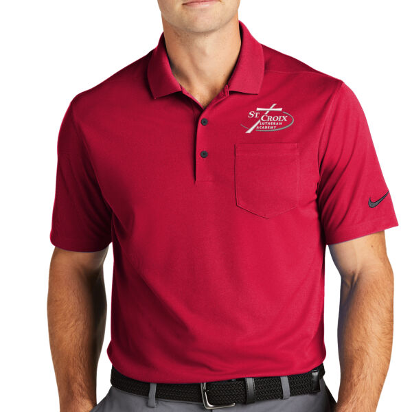 Nike Dri-FIT Micro Pique 2.0 Pocket Polo - Embroidered Logo Thumbnail