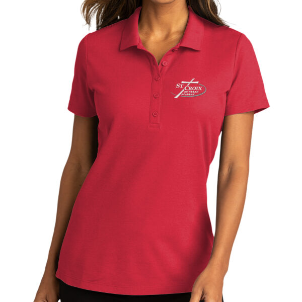 Port Authority Ladies SuperPro React Polo - Embroidered Logo Thumbnail