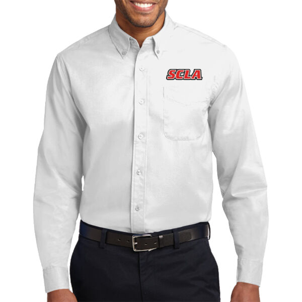Port Authority Long Sleeve Easy Care Shirt - Embroidered Logo Thumbnail