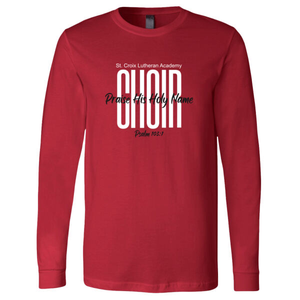Unisex Jersey Long Sleeve Tee - Printed Logo Thumbnail