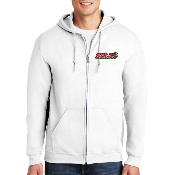 Gildan® - Heavy Blend™ Full-Zip Hooded Sweatshirt - Embroidered Logo Thumbnail