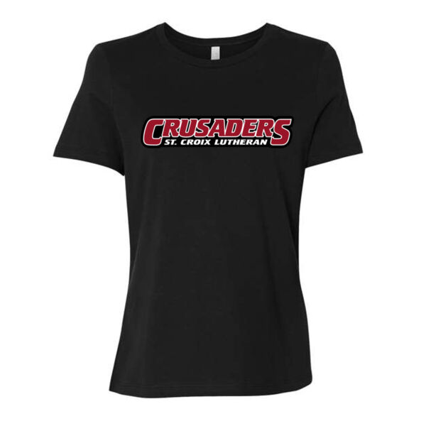 BELLA + CANVAS - Women’s Relaxed Jersey Tee - Printed Logo Thumbnail