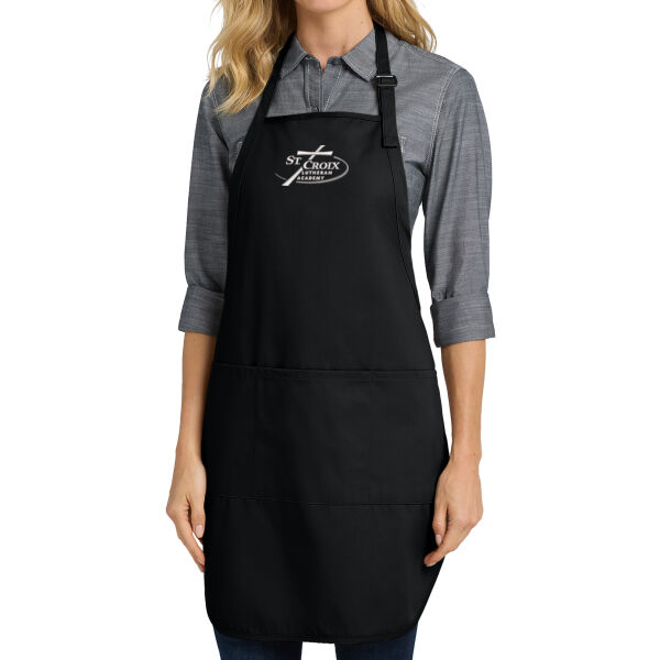 Port Authority Easy Care Full Length Apron with Stain Release - Embroidered Logo Thumbnail