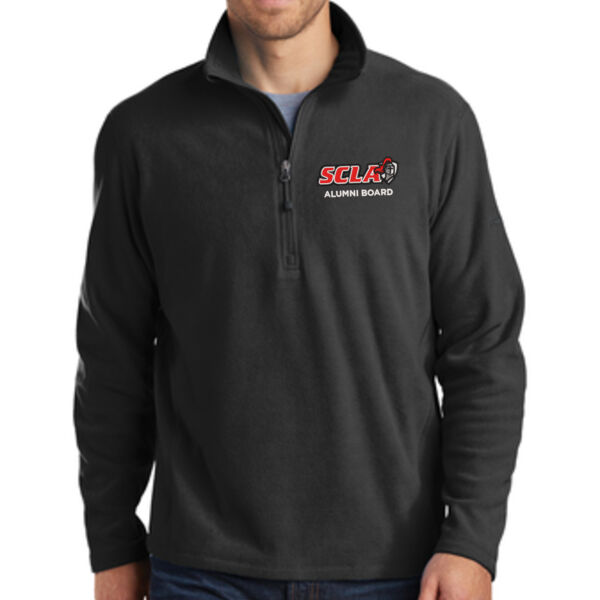 **CLOSEOUT ITEM** 1/2 Zip Microfleece Jacket - Embroidered Logo Thumbnail