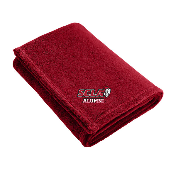 Port Authority® Ultra Plush Blanket - Embroidered Logo Thumbnail