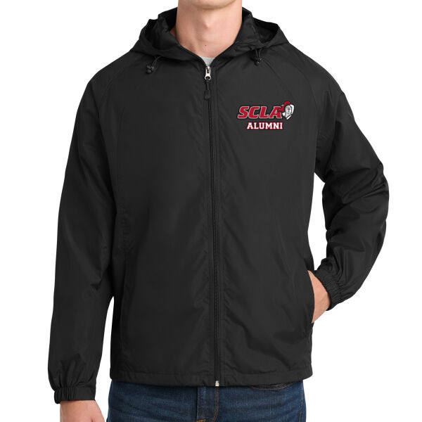 Sport-Tek® Hooded Raglan Jacket - Embroidered Logo Thumbnail