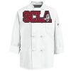 Eight Knot Button Chef Coat with Thermometer Pocket Thumbnail