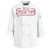 Eight Knot Button Chef Coat with Thermometer Pocket Thumbnail