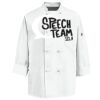 Eight Knot Button Chef Coat with Thermometer Pocket Thumbnail