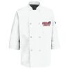 Eight Pearl Button Chef Coat with Thermometer Pocket Thumbnail