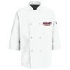 Eight Pearl Button Chef Coat with Thermometer Pocket Thumbnail
