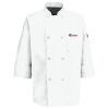 Eight Pearl Button Chef Coat with Thermometer Pocket Thumbnail