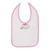 Infant Contrast Trim Premium Jersey Bib Thumbnail