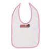 Infant Contrast Trim Premium Jersey Bib Thumbnail