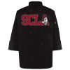Ten Pearl Button Black Chef Coat Thumbnail