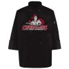 Ten Pearl Button Black Chef Coat Thumbnail