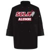 Ten Pearl Button Black Chef Coat Thumbnail