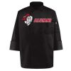 Black Knot Button Chef Coat Thumbnail
